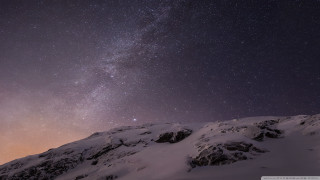Mountain star filled sky stars 7 - astrophotography free wallpaper