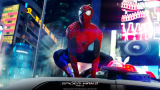 Spider man sitting car city - a spider man free wallpaper