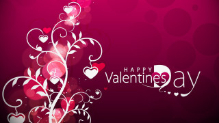 Valentines day card hearts purple - a red heart free wallpaper