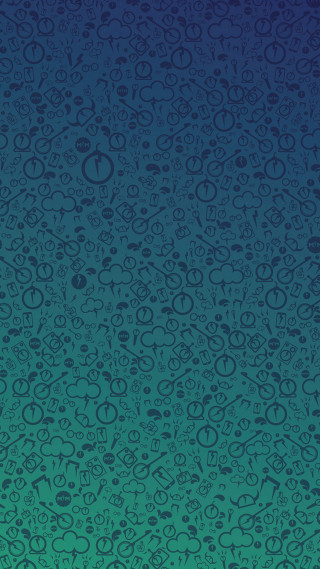 Blue green background skulls hearts - a screenshot free wallpaper