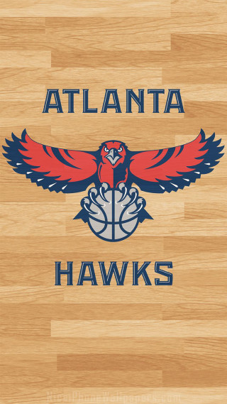 Basketball court hawks logo atlanta - bird free wallpaper