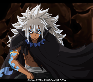 Man white hair cape head - his shoulder free wallpaper
