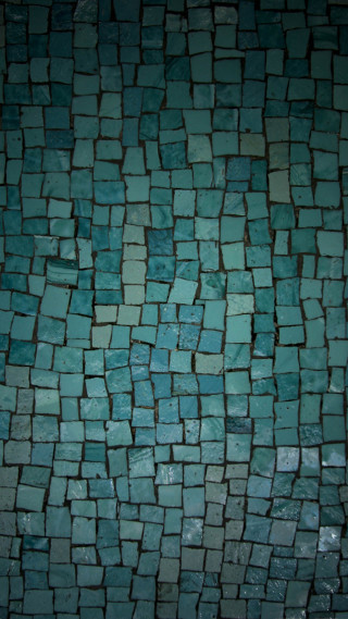 Blue tiles wall closeup white - texture free wallpaper