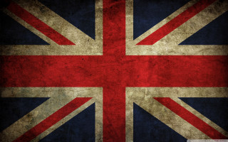 Grungy british flag faded effect - british free wallpaper