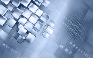 Blue abstract background squares pattern - square free wallpaper