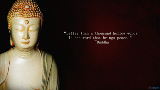 Buddha statue quote inspiration peace 3 - low free wallpaper