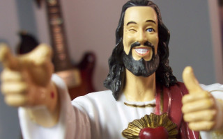 Jesus statue golden apple thumbs - golden free wallpaper