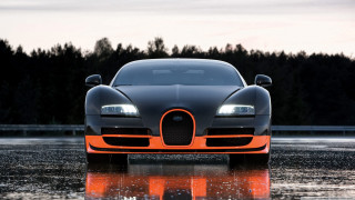 Bugatti rain wet surface trees - a wet surface free wallpaper