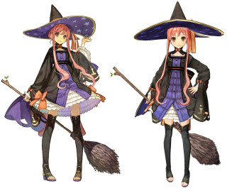 Woman witch costume broom broomstick - hint of yayoi kasuma free wallpaper