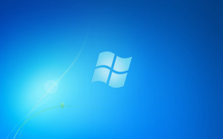 Blue background window dandelion foreground - a blue sky in the background free wallpaper for desktop