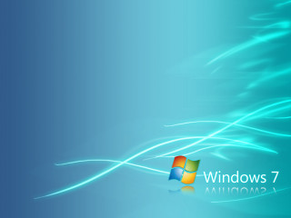 Blue wallpaper window7 logo water - blue water free wallpaper