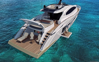 Boat floating ocean furniture deck - a boat floating free wallpaper
