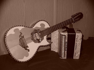 Guitar accordion table wallpaper box - a table next free wallpaper