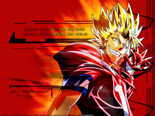 Anime character sword red background 3 - baiōken eishun free wallpaper for desktop
