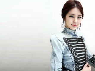 Woman jean jacket holding laptop - visual art free wallpaper