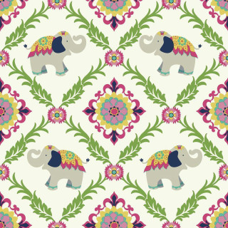 Elephant colorful design back neck - an elephant free wallpaper