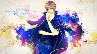Man blue jacket jeans colorful - a man free wallpaper for desktop
