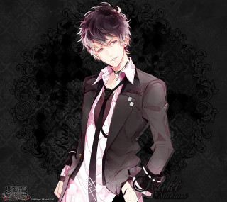 Man suit tie black background 6 - anime visual free wallpaper