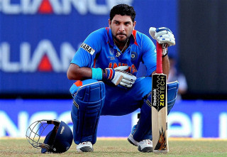 Man blue jersey holding bat - canvas painting free wallpaper