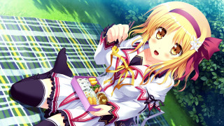 Girl school uniform bench book - a bench free wallpaper