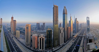Cityscape tokyo skyline bridge tower - panoramic view free wallpaper