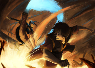 Man sword fire background another - a fire free wallpaper