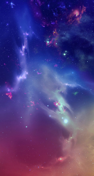 Colorful sky stars clouds blue - a colorful sky free wallpaper