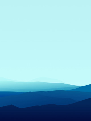 Blue abstract landscape plane horizon - a blue sky above free wallpaper