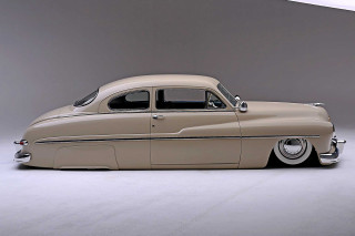 Beige car gray wall white - ed roth free wallpaper