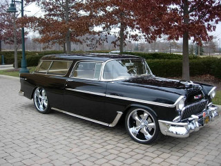 Black white car brick road - don eddy free wallpaper