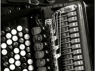 Musical instrument close up buttons - cinematic composition free wallpaper