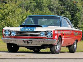 Red white car parked road 2 - a road next free wallpaper