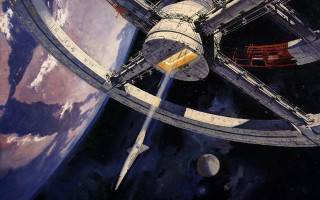 Space station rocket shuttle planet - rich free wallpaper