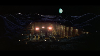 People train night full moon - a train free wallpaper