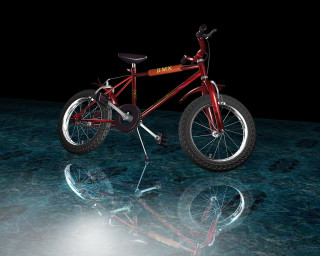 Red bike shiny surface black - shiny free wallpaper