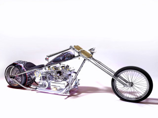 Motorcycle unique engine white background - ed roth free wallpaper