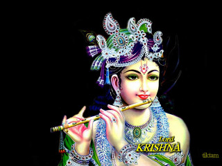 Woman playing flute black background - a flute free wallpaper