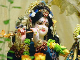 Statue woman flute flower man - a statue free wallpaper