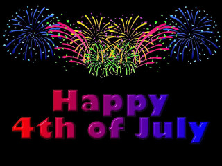 Fireworks happy 4th of july - a fireworks display free wallpaper