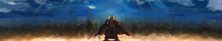 Man red cape blue sky - a red cape free wallpaper