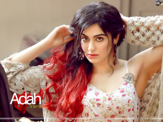 Woman red hair white top 3 - charly amani free wallpaper