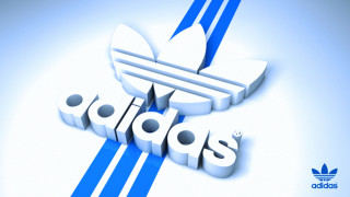 Blue white adidas logo stripe - a blue stripe free wallpaper