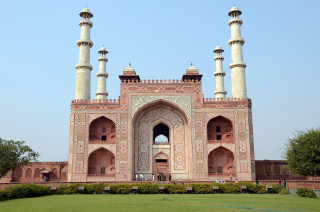 Large building two towers clock 2 - betye saar free wallpaper