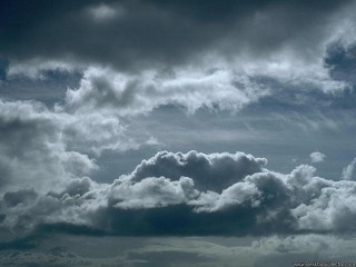Plane clouds gothic matte beach - a plane in the foreground free wallpaper