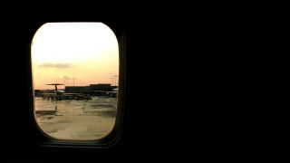 Plane window sunset dawn view - sunset free wallpaper
