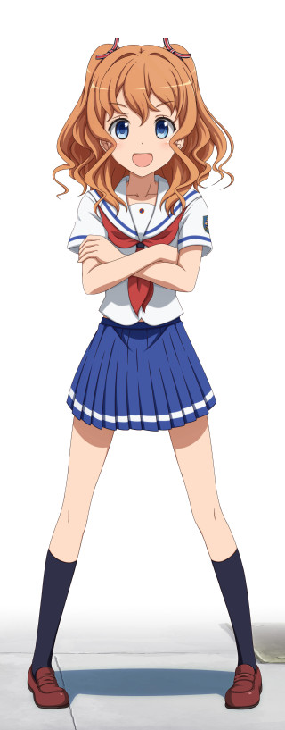 Girl sailor outfit arms crossed - concept art free wallpaper