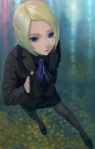 Cartoon character floating water tie - the water free wallpaper