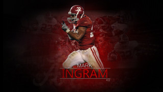 Football player red uniform mark - a football player free wallpaper