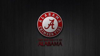 Alabama logo black background red - the letter free wallpaper