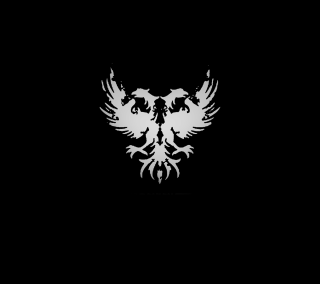 White bird black wings black - free bird wallpaper
